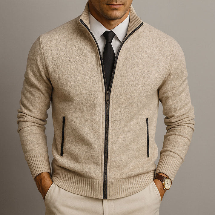 Bennett™ | Men’s Zip-Up Merino Wool Cardigan