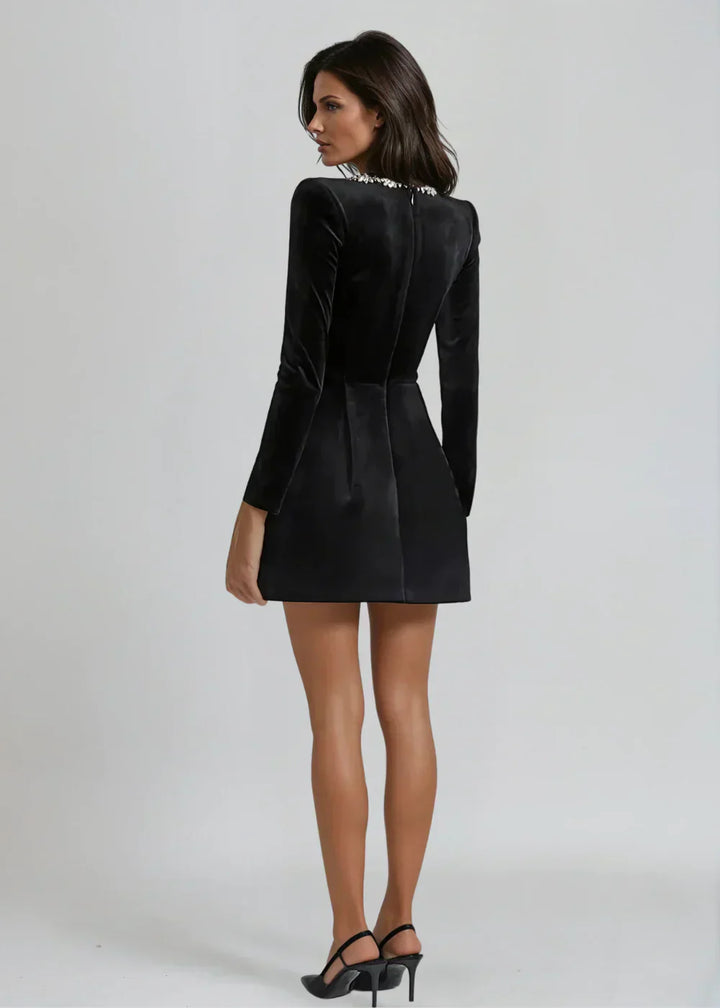 Amalie™ | Velvet Mini Dress