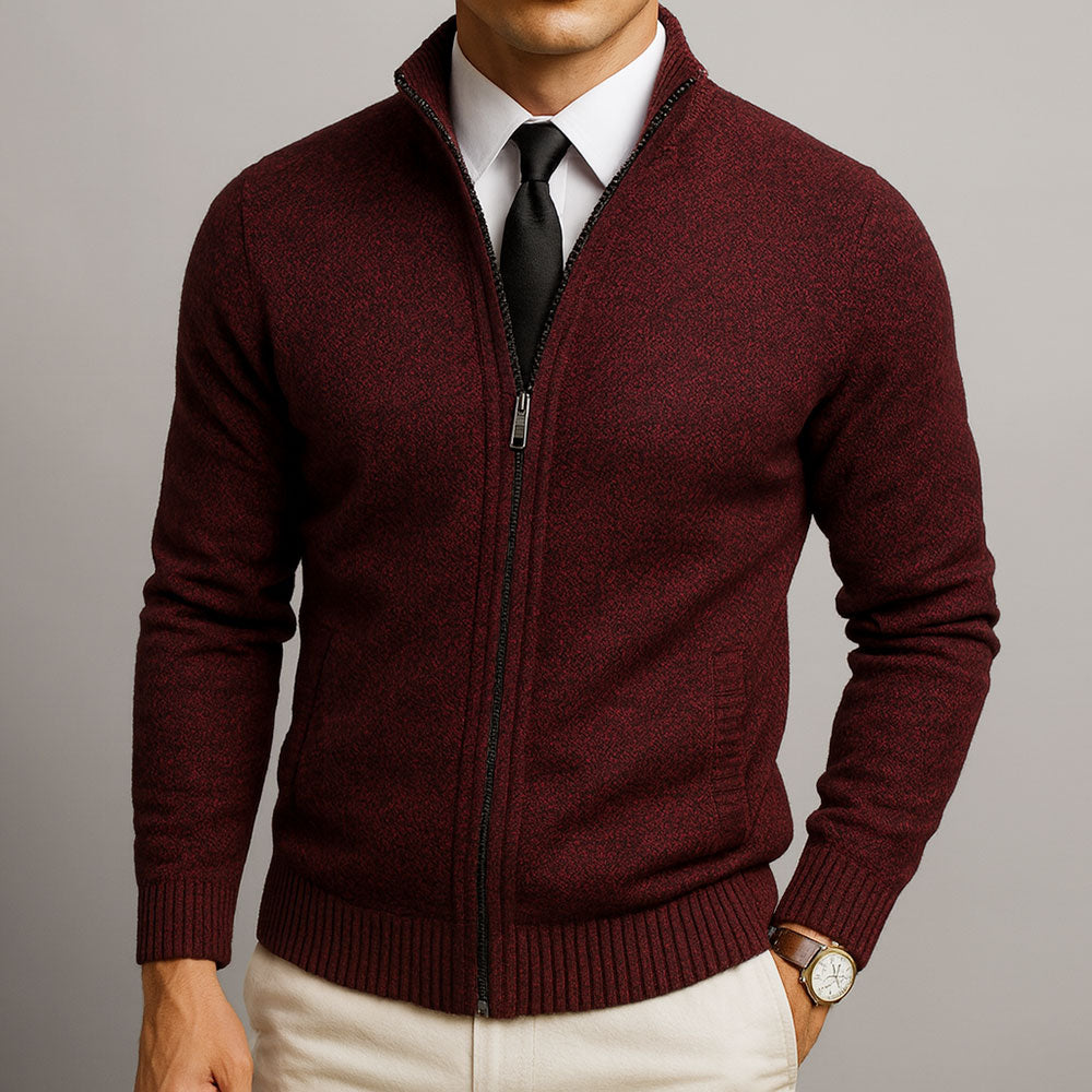 Bennett™ | Men’s Zip-Up Merino Wool Cardigan
