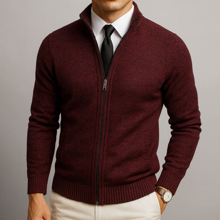Bennett™ | Men’s Zip-Up Merino Wool Cardigan