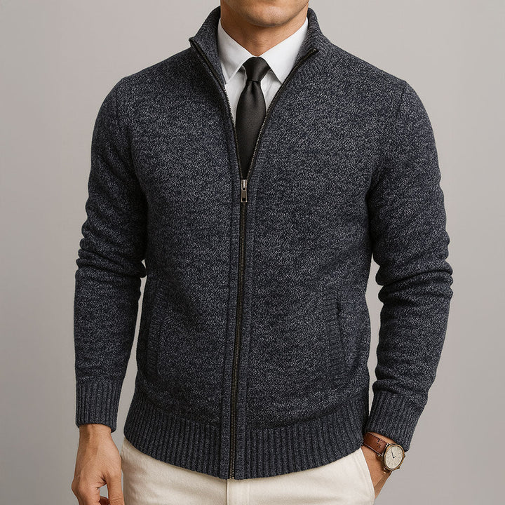 Bennett™ | Men’s Zip-Up Merino Wool Cardigan
