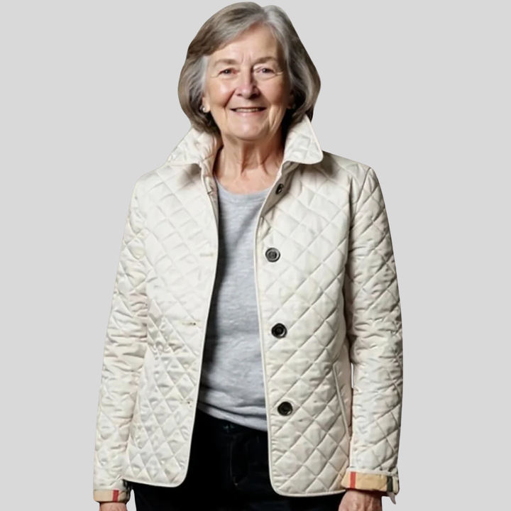 Verity™ | Casual Quilted Jacket with Turned-Down Collar