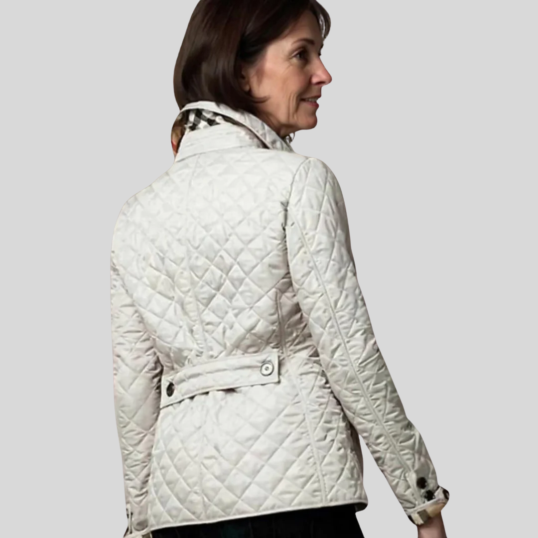 Verity™ | Casual Quilted Jacket with Turned-Down Collar