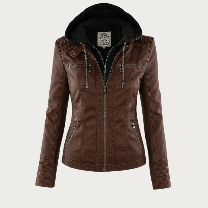 Sophie™ | Durable and Elegant Leather Jacket