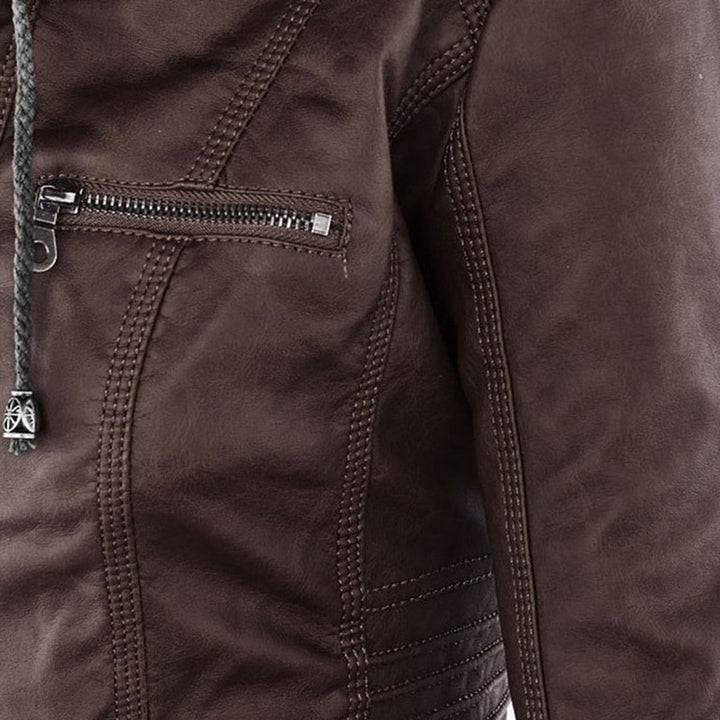 Sophie™ | Durable and Elegant Leather Jacket