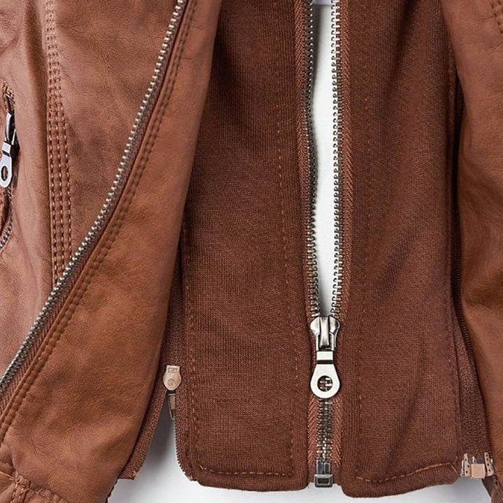 Sophie™ | Durable and Elegant Leather Jacket