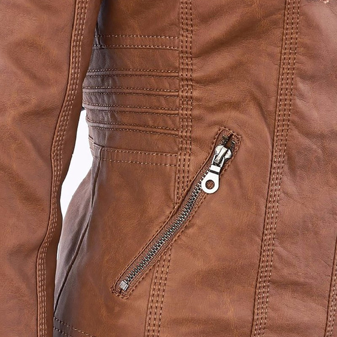 Sophie™ | Durable and Elegant Leather Jacket