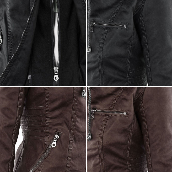 Sophie™ | Durable and Elegant Leather Jacket