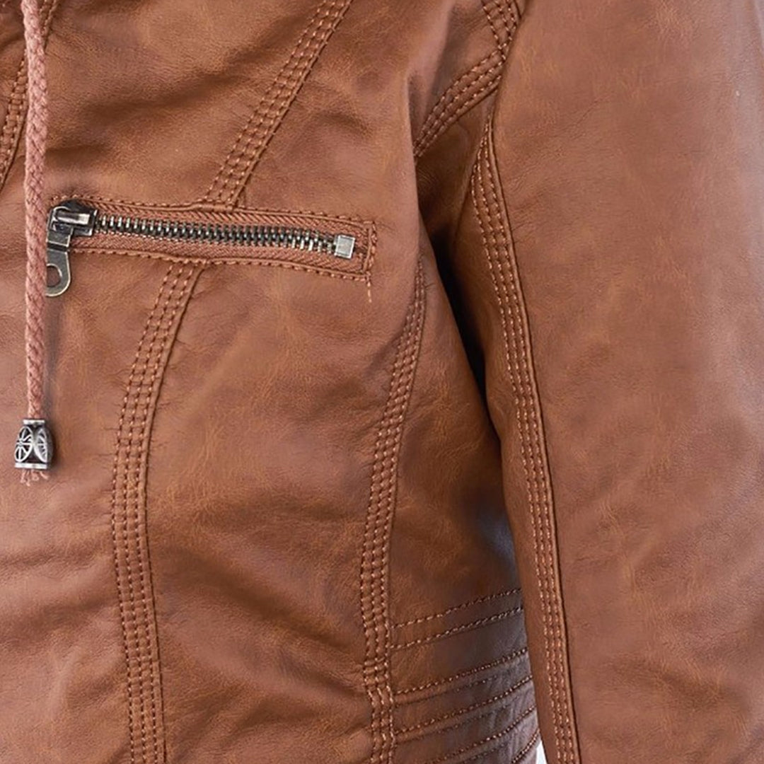 Sophie™ | Durable and Elegant Leather Jacket